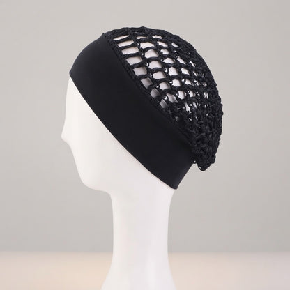 🧢Elastic wide-brimmed hairnet cap - soft and protective