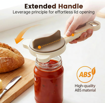 🥫4-in-1 Manual Adjustable Lid Opener
