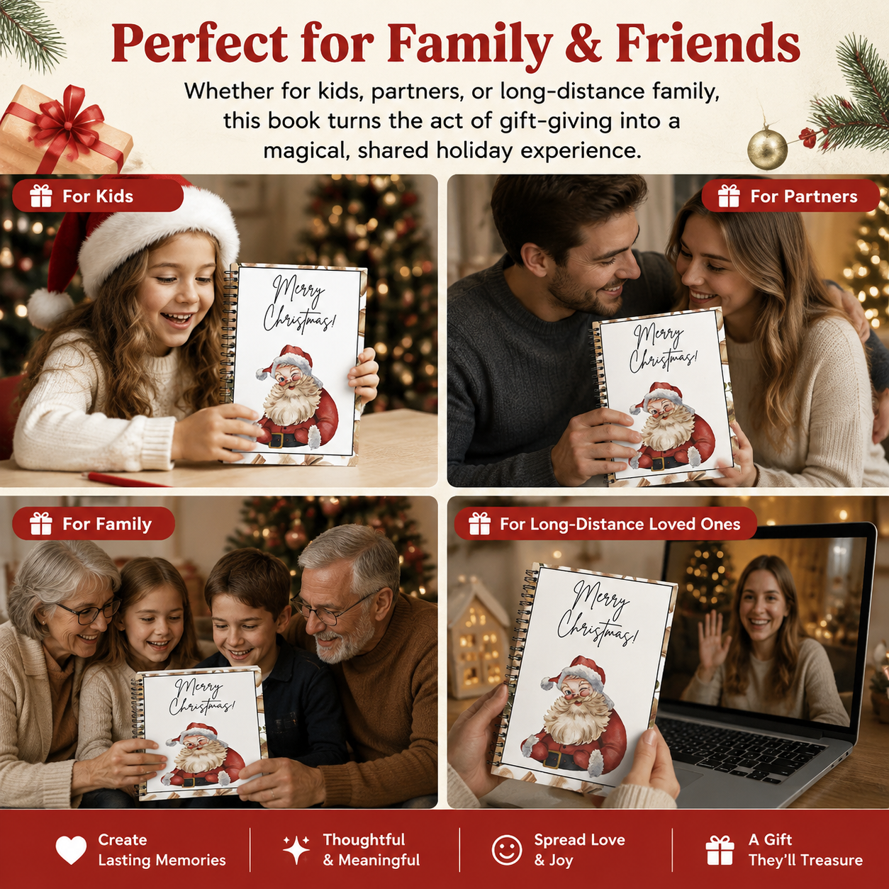 📖Merry Christmas Surprise Gift Card Book