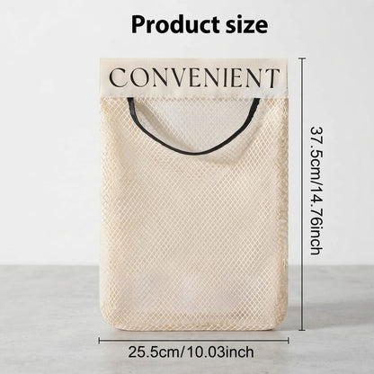 🏠Large-capacity wall-mounted garbage bag storage bag for kitchen