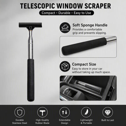 Retractable Car Rearview Mirror Wiper