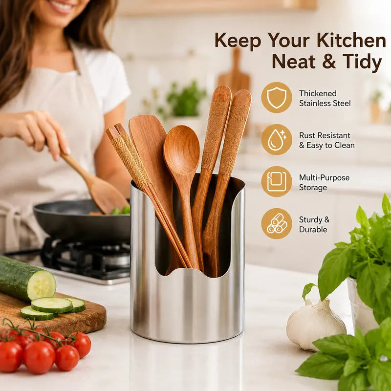 ✨2-in-1 Multifunctional Kitchen Utensil Rack