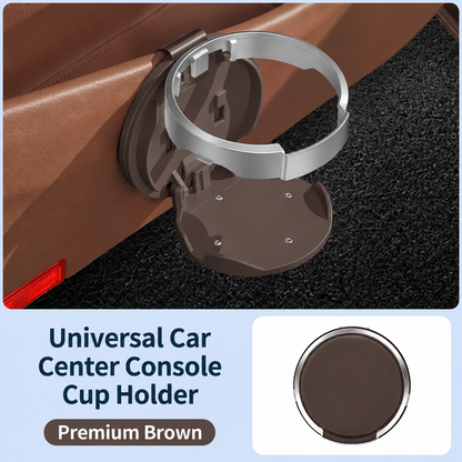 🥤Universal Foldable Car Cup Holder with Hooks - Suitable for Bottles, Coffee Cups, and Glasses