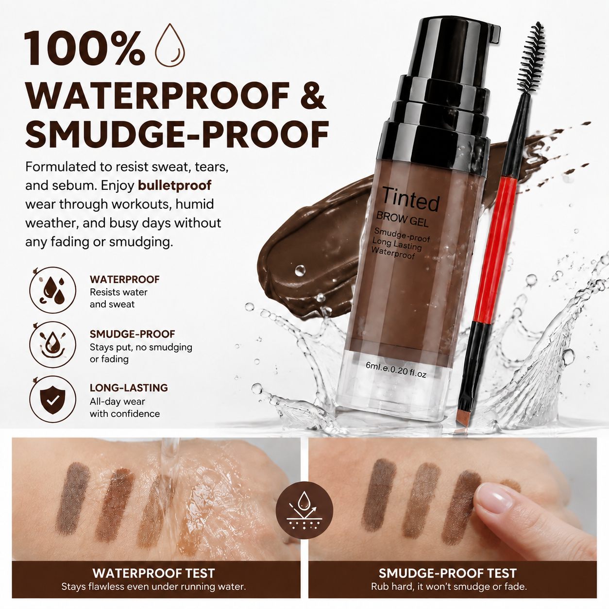 🖌️Waterproof eyebrow dye cream