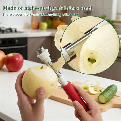 2-in-1 Multifunctional Stainless Steel Fruit and Vegetable Peeler and Core Remover