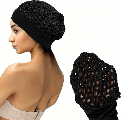 🌙Stretchy Wide-Edge Sleeping Cap Set