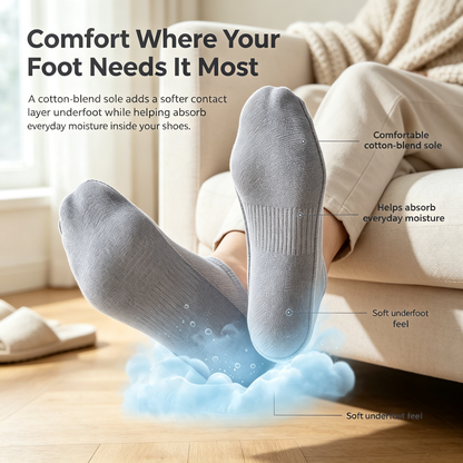 Men's Ultra-Thin No-Show Socks（2Pcs）