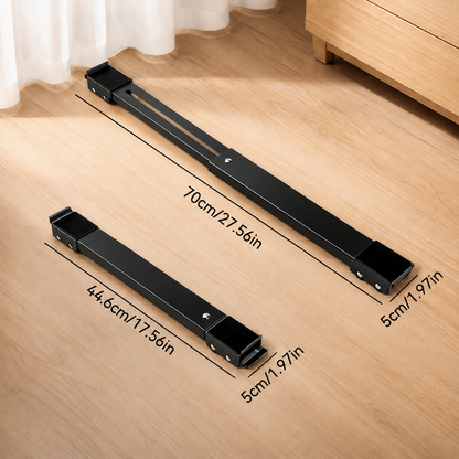 🛡️2-piece adjustable telescopic heavy-duty metal frame