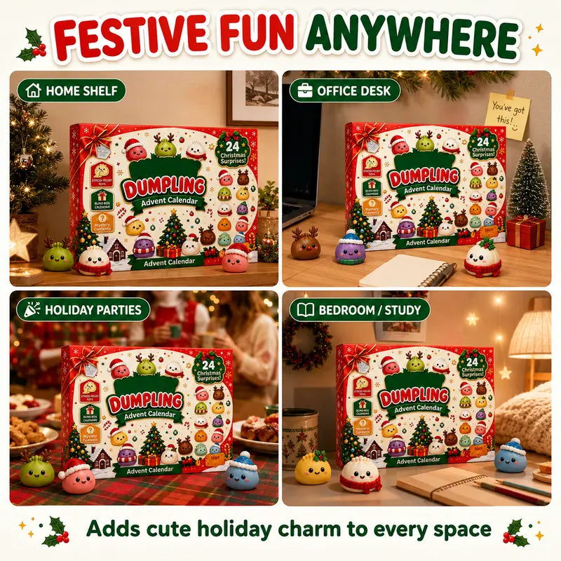 Christmas Squishies Advent 24 Day Calendar