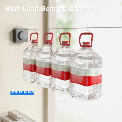 🧺✨ Wall-Mounted Adjustable Retractable Laundry Drying Rack