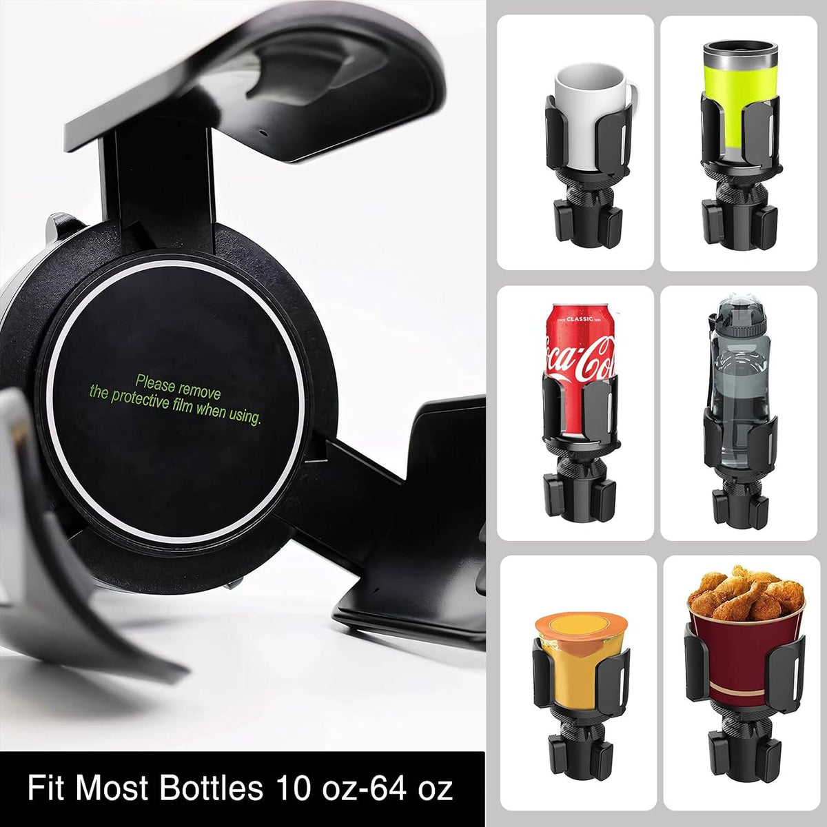 🥤🔧Multi-functional car cup holder - adjustable and expandable