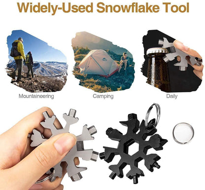 ❄️🛠️ Snowflake Shape Multifunctional 18 in 1 Tool