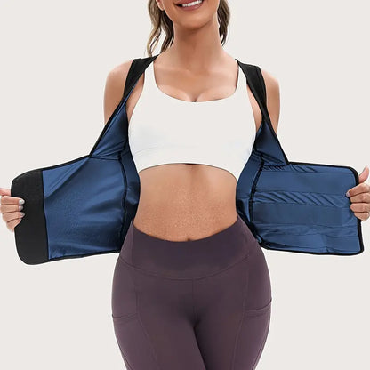 Women's Bra-Style High Performance Quick Dry Sauna Sweat Vest