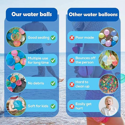 💧Silicone magnetic reusable water ball