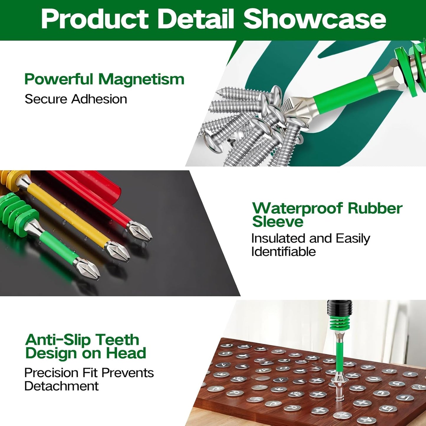 🔥Hot Sale 49% off🌟🛠️ Anti-Slip Magnetic Phillips Bit with Spring