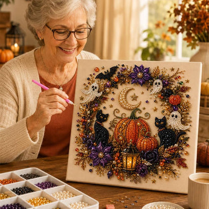 👻💎Halloween Ghost Pearl Art DIY Kit