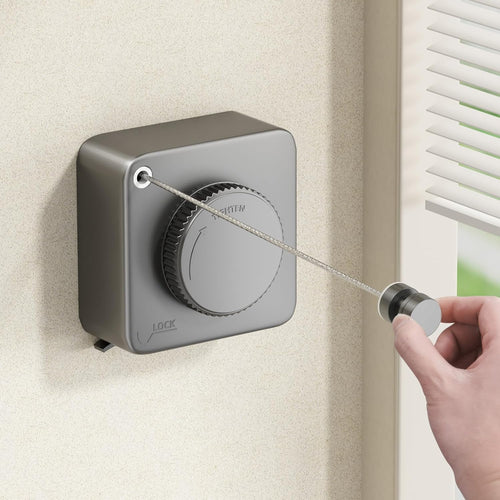 🧺✨ Wall-Mounted Adjustable Retractable Laundry Drying Rack