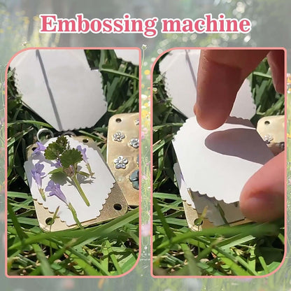 🌸Creative Handmade Metal Miniature Flower Press