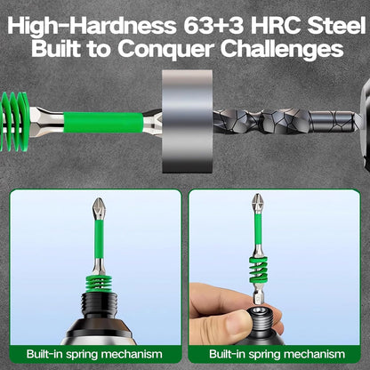 🔥Hot Sale 49% off🌟🛠️ Anti-Slip Magnetic Phillips Bit with Spring