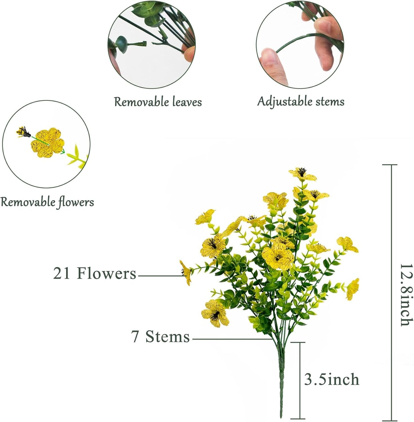 💥Only $2.38 !🌺Summer Outdoor UV Resistant Colorful Artificial Flower