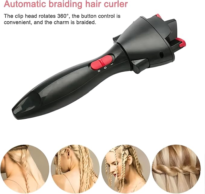 🔄Electric USB automatic hair braiding device