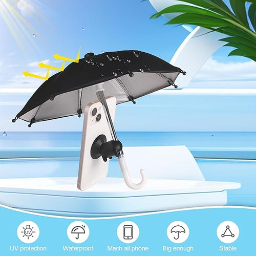 🌂 Universal Adjustable Piggy Umbrella Suction Cup Phone Stand