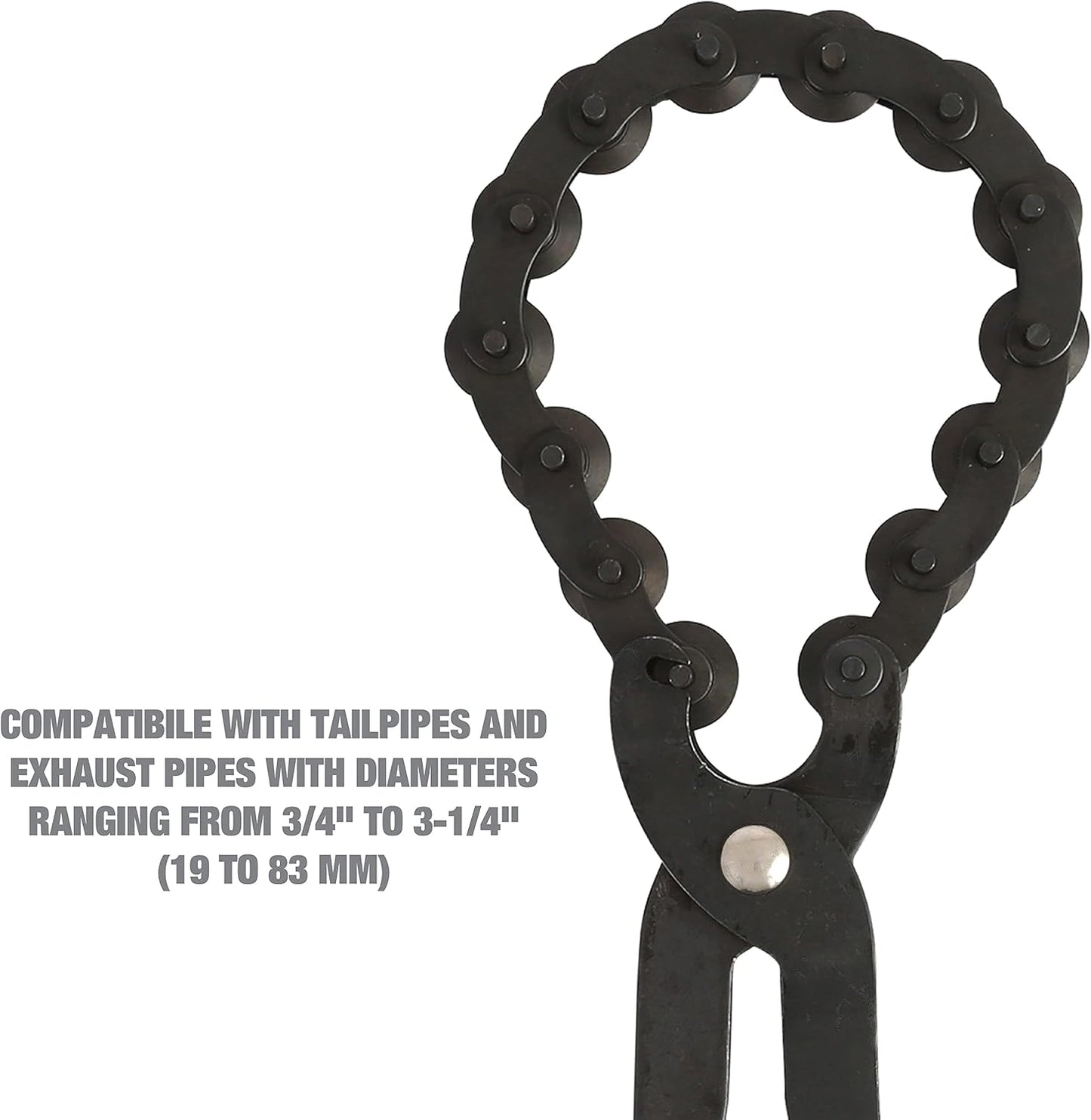 💥Exhaust Cutter, Cuts 3/4" to 3-1/4" Pipe, Durable Chain Cutter Tool