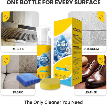 🧼✨ Foam Cleaner Multi Purpose 4-in-1 Spray