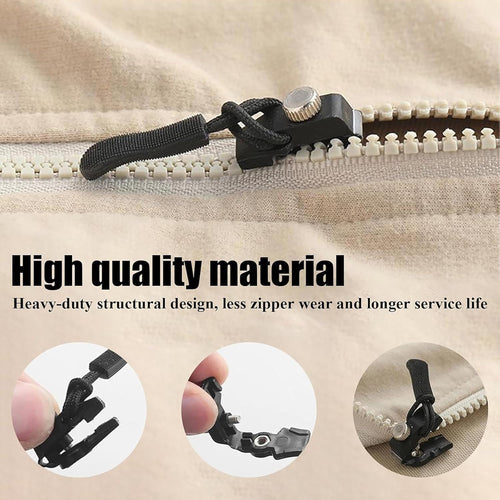 ⚡ Fix Any Broken Zipper in Seconds! Universal Detachable Zipper Repairer (No Sewing Required) 🧵