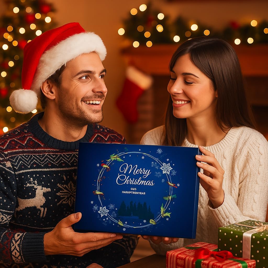 🎣2026 Fishing-Themed Christmas Advent Calendar - 24-Day Countdown