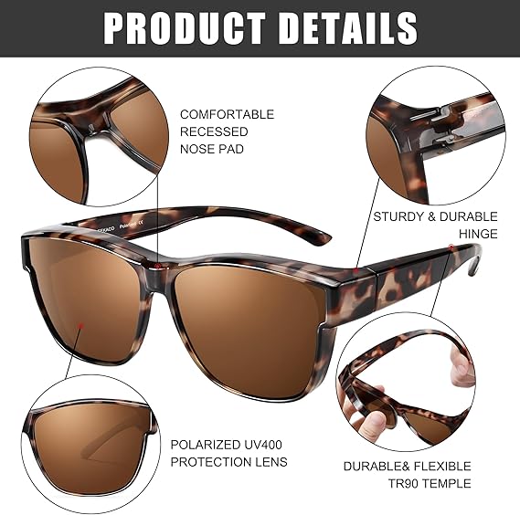 🕶️✨ UV400 Oversized Square Full-Rim Sunglasses Frames