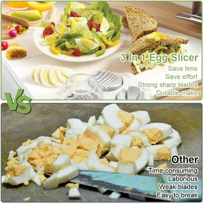 ✨3-in-1 Multifunctional Egg Cutter