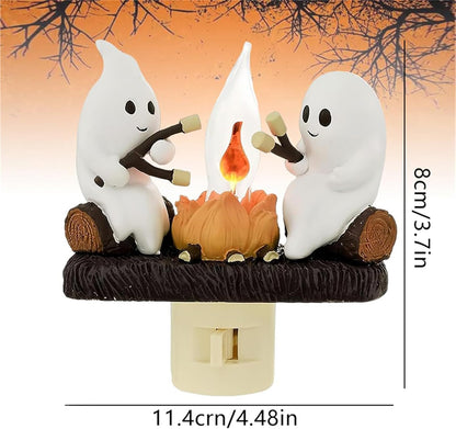 👻Ghost-shaped plug-in night light ornament