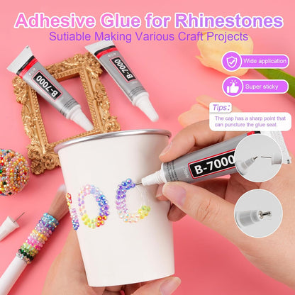 💎 Jelly Flatback RhinestonesBedazzling Kit, DlY Diamond Art