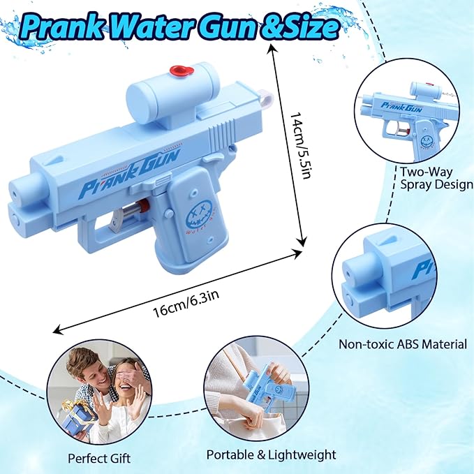 Fun and Creative Double-Sided Anti-Spraying Water Gun