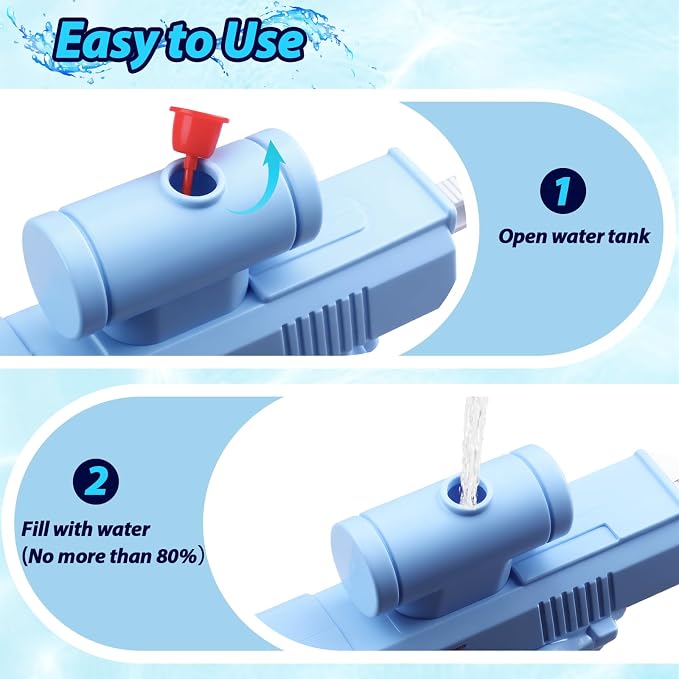 Fun and Creative Double-Sided Anti-Spraying Water Gun
