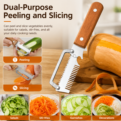 ✨3-in-1 Stainless Steel Peeler