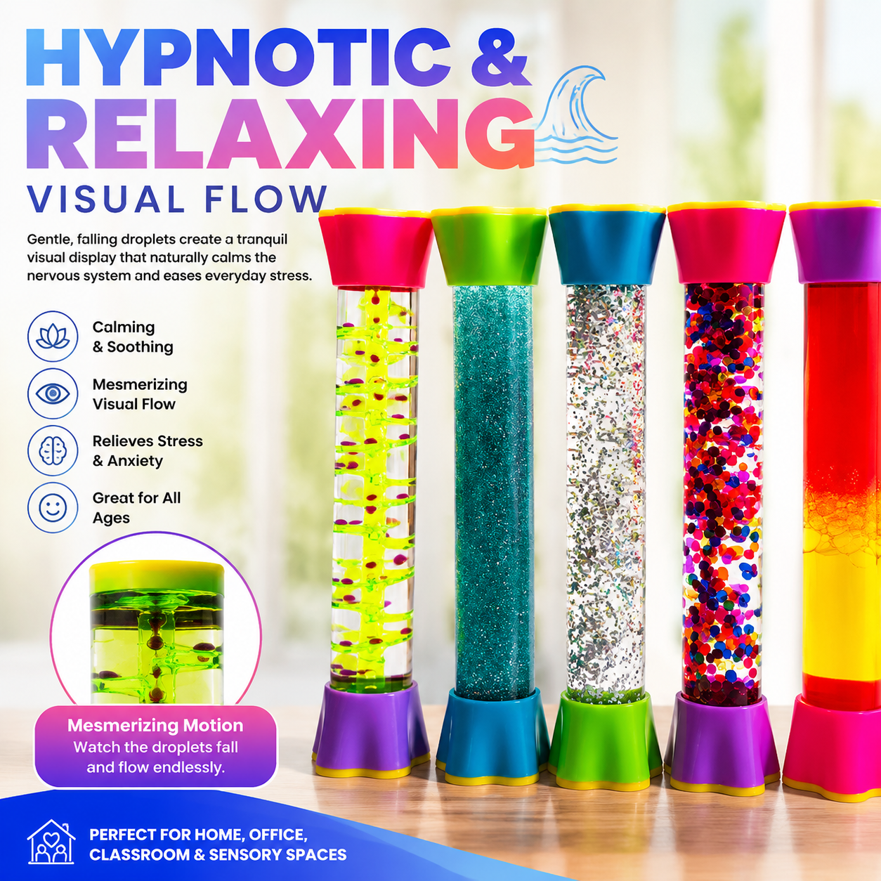 ✨Mesmerizing Liquid Motion Bubble Timer &amp; Sensory Toy