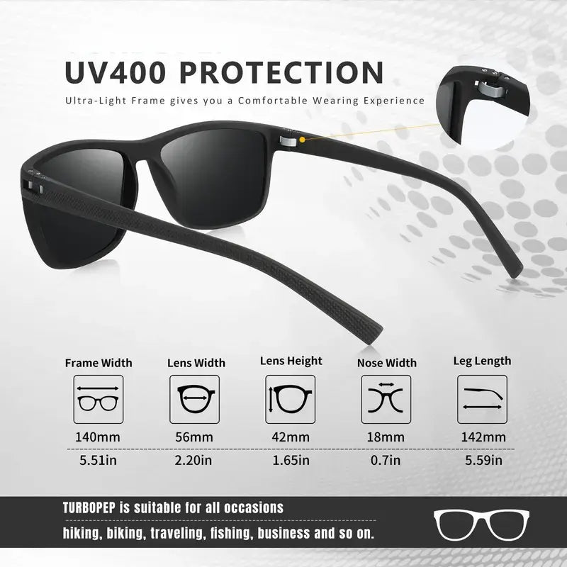 🕶️✨ General-purpose UV-protective polarized sunglasses