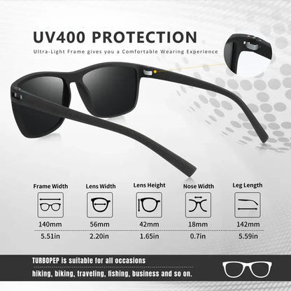 🕶️✨ General-purpose UV-protective polarized sunglasses
