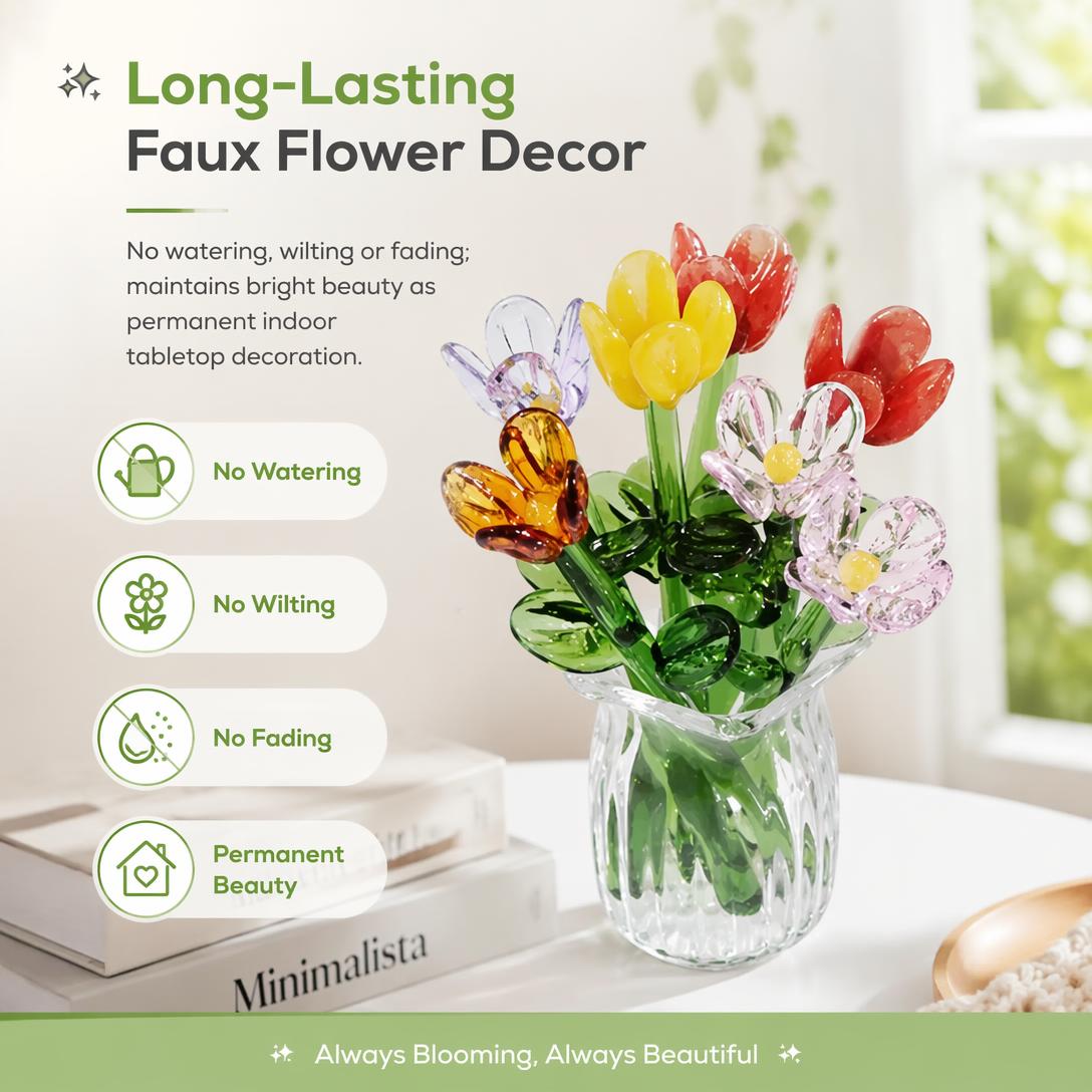 🌸DIY Mixed Artificial Flower Gift Ornament Kit