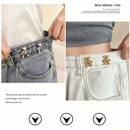 Bear-Shaped Belt Buckle, A Magical Tool For Adjusting Waist Size.