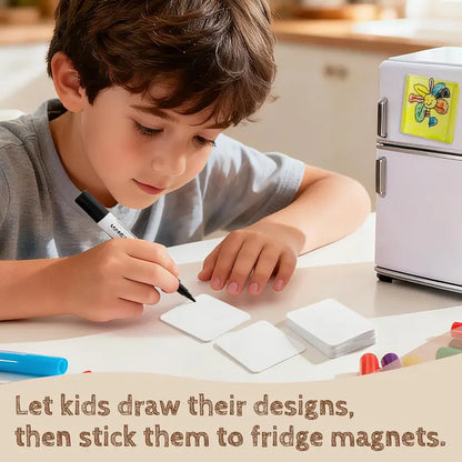 🧲📸 Magnetic Clear Acrylic Photo Frames DIY Fridge Magnets