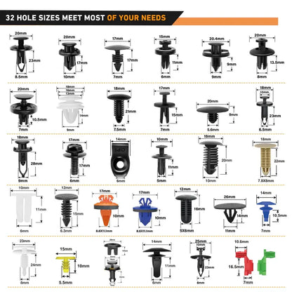 🔧📦 Car Push Retainer Clips & Auto Fasteners Assortment