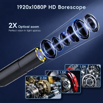Borescope Camera with Light，For Sewer, Drain, Pipe Inspection