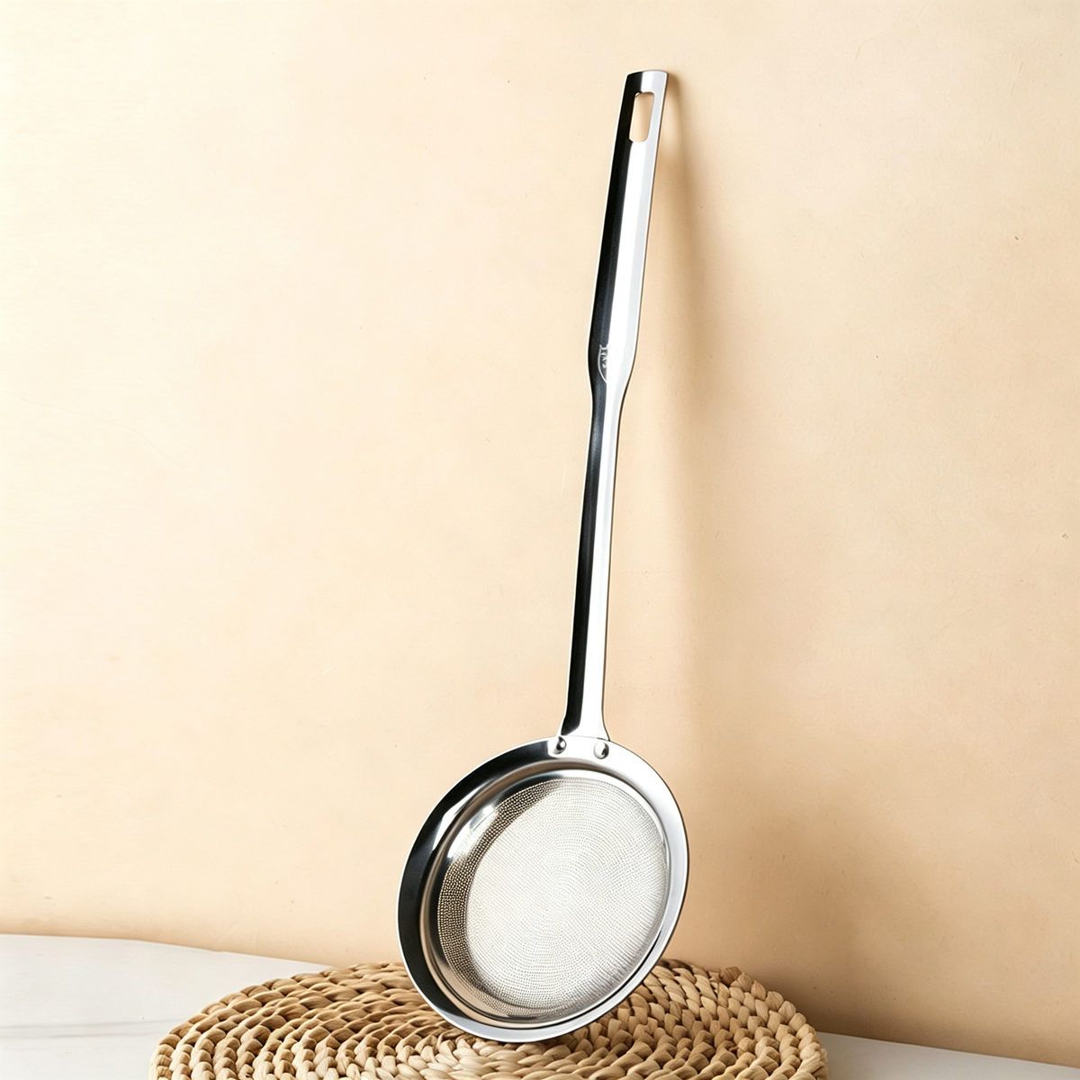 304 Stainless Steel Fine Mesh Skimmer Spoon