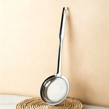 304 Stainless Steel Fine Mesh Skimmer Spoon