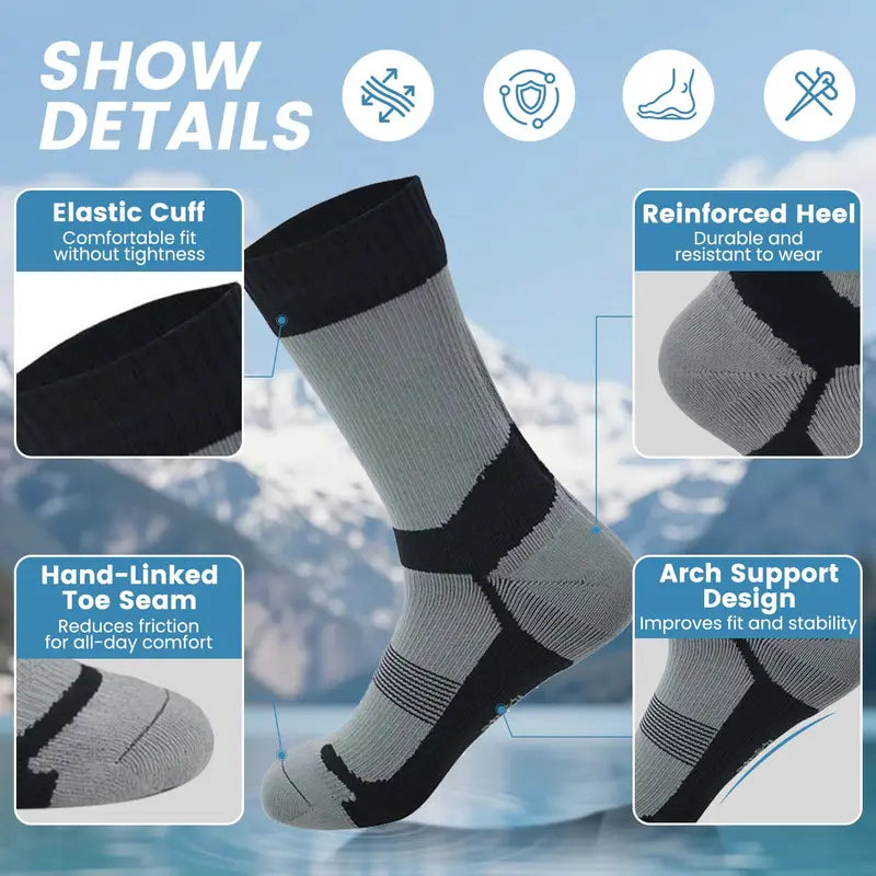 🧦Unisex Waterproof Mid-to-High Cut Socks
