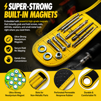 🧲Heavy-Duty Thumb-Loop Magnetic Wristband