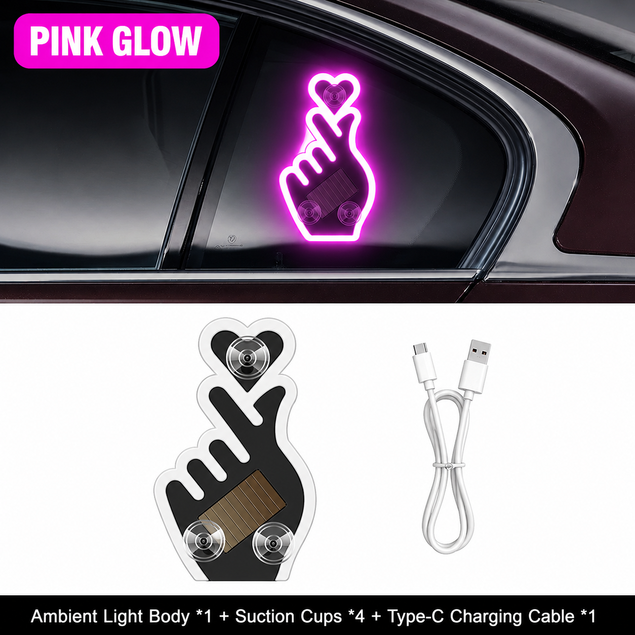 Pink Finger heart